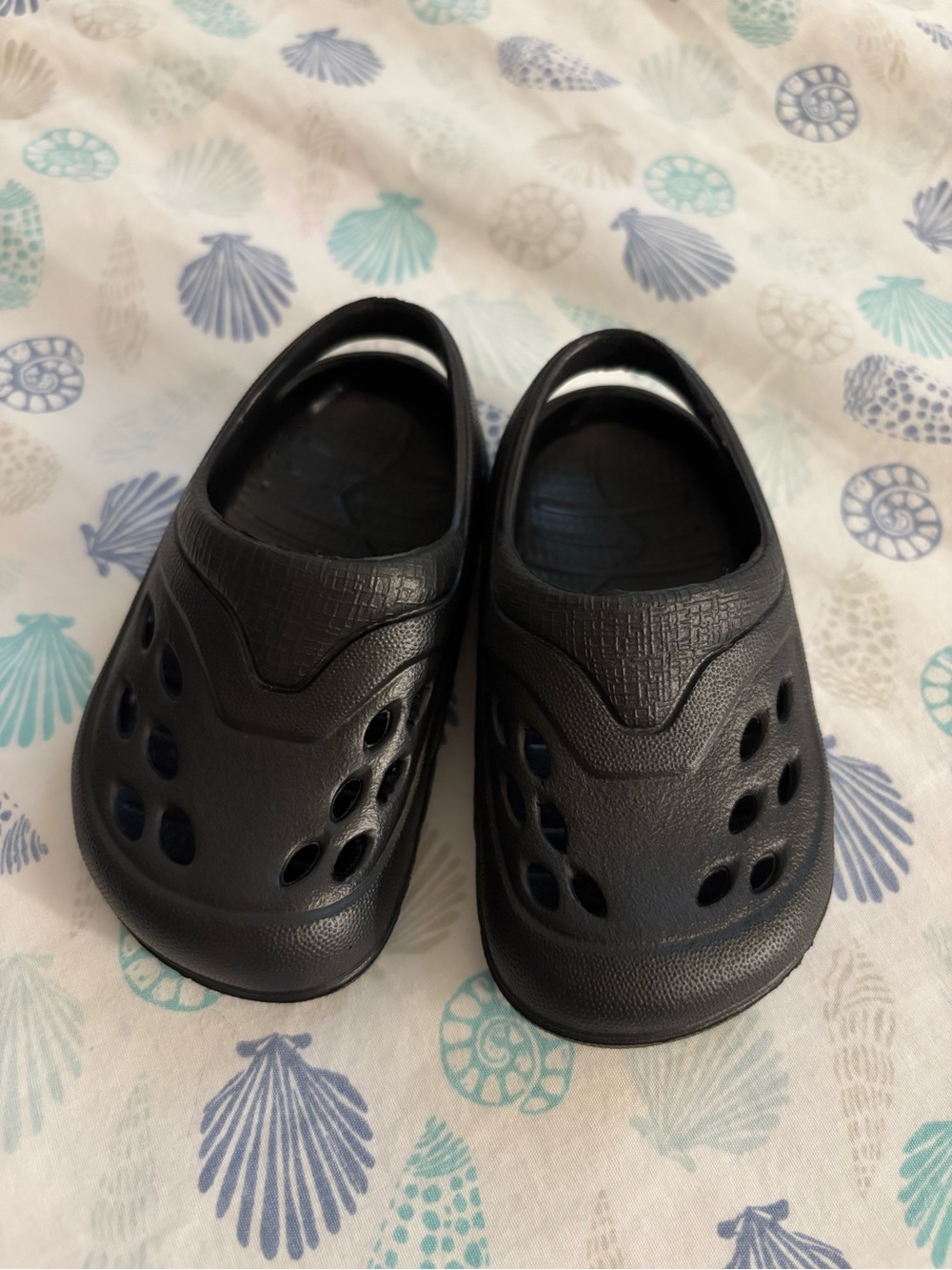 Kids Black Slip-On Water Shoes